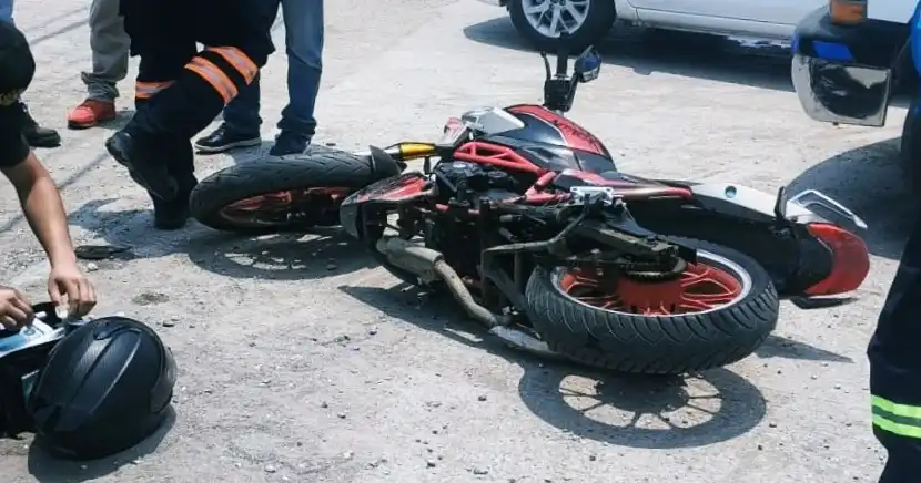 Estudiante resulta lesionado tras choque en Altamira